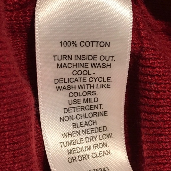 EUC Lachland British Inspired Red Cotton Sweater - Picture 6 of 8